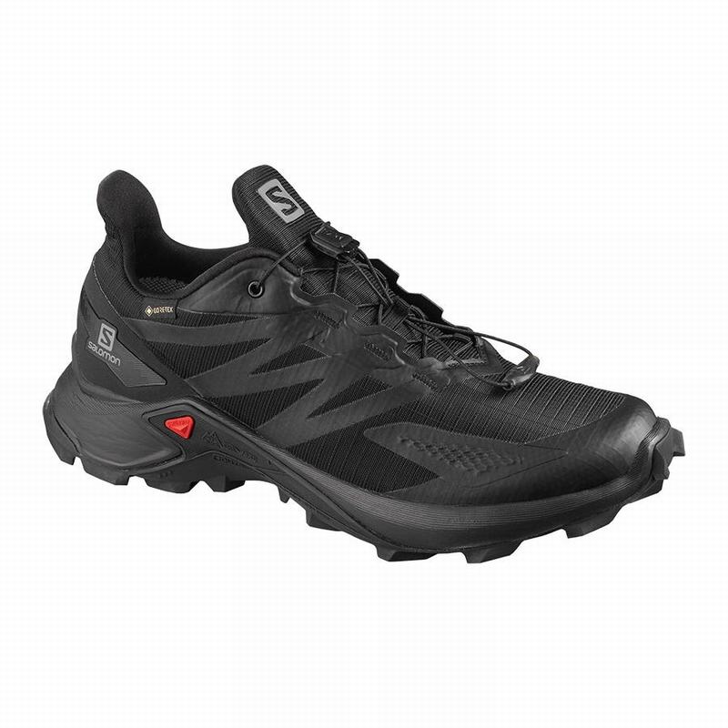 Salomon Israel SUPERCROSS BLAST GTX W - Womens Trail Running Shoes - Black (TNDX-51640)